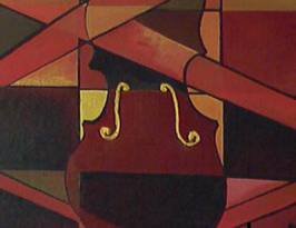 Concerto in Fmol; 140x95; Ölfarbe auf Karton